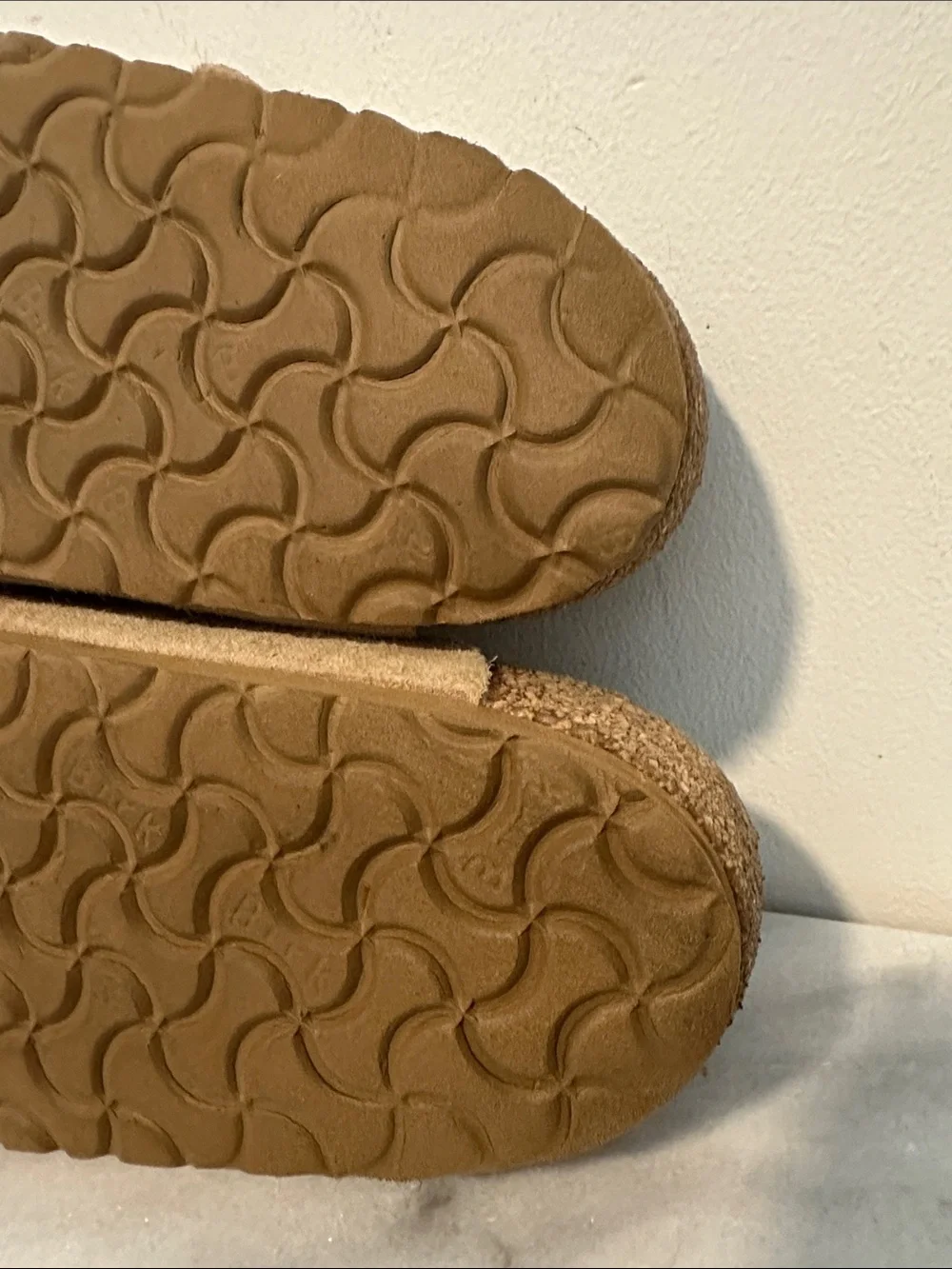 Birkenstocks Men's Suede Slip-On Clog in Tan - Adjustable Buckle Germany Sz 43